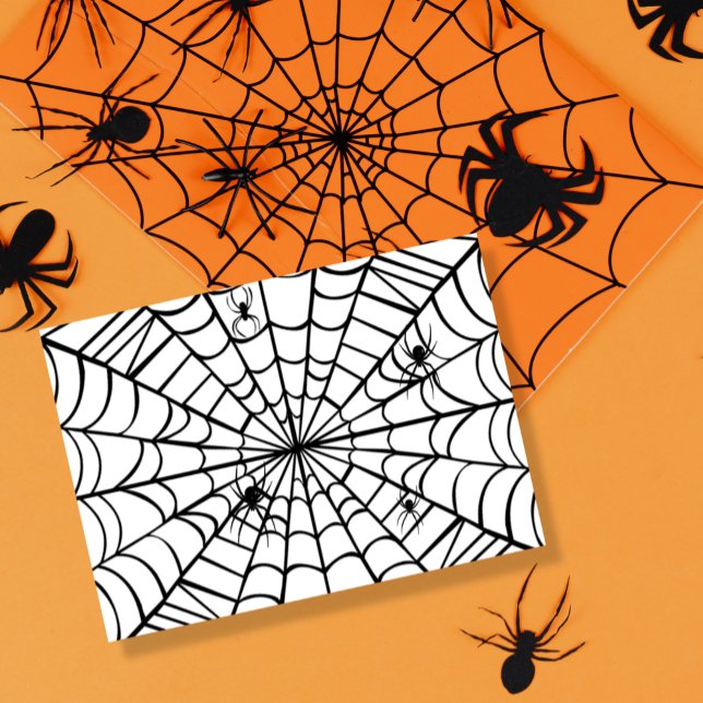 Creepy Spider Web Karte (Von Creator hochgeladen)