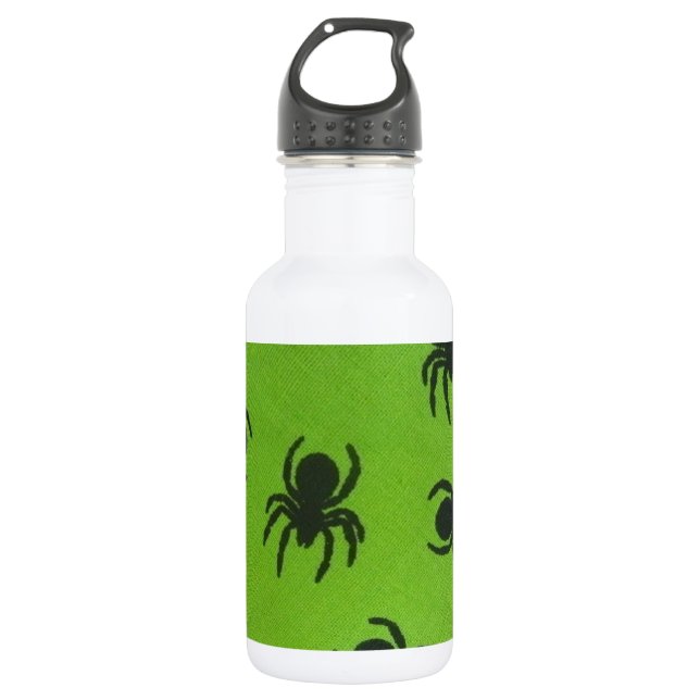 Creepy Spiders Trinkflasche (Vorderseite)