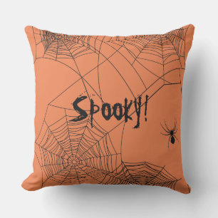Creepy Spiderweb Kissen Für Draußen