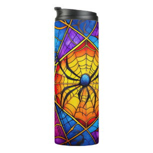 Creepy Spiderweb Thermosbecher