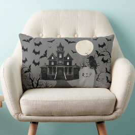 Creepy Spuk House Lendenkissen