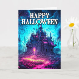 Creepy Spuk Mansion | Frohe Halloween Karte