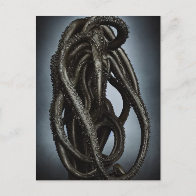 Creepy Unknown Octopus Tentacle Creature Postkarte (Vorderseite)