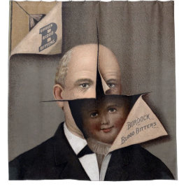 Creepy Viktorianisch Advertising Duschvorhang