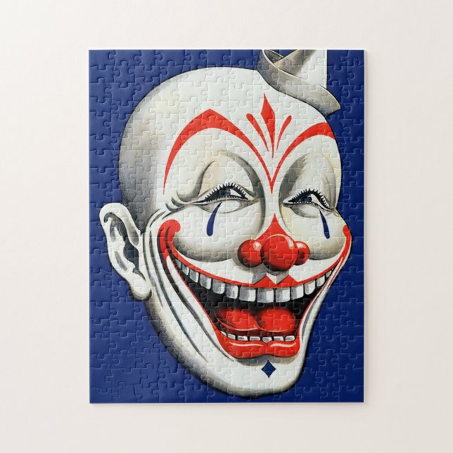 Creepy Vintag Clown 10 Puzzle (Vertikal)