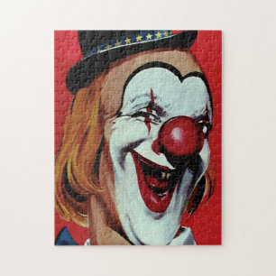 Creepy Vintag Clown 8 Puzzle