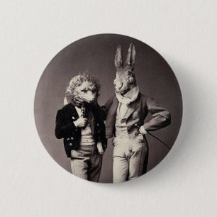 Creepy Vintage Kostüme Button
