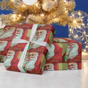Creepy Vintage Weihnachten Geschenkpapier