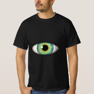 Creepy Weird Evil Blue Eye Iris Eyeball Cyclops T-Shirt