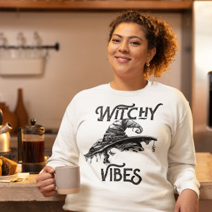 Creepy Witchy Vibes Sweatshirt Hoodie Womens
