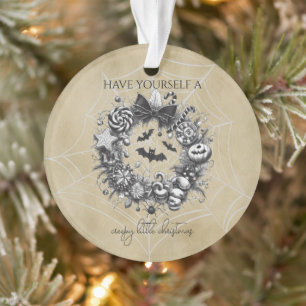 Creepy Wreath Ornament