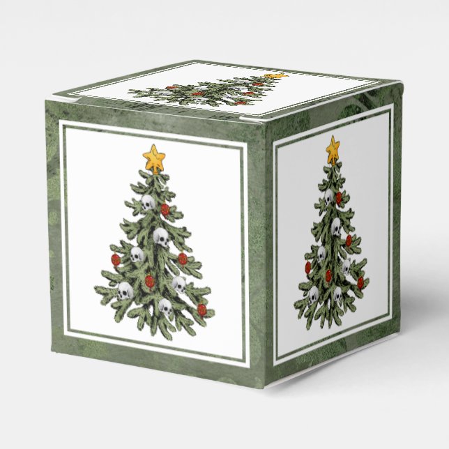 Creepy XMAS | Eine sehr gotische Weihnachtsbaumgru Geschenkschachtel (Vorderseite)