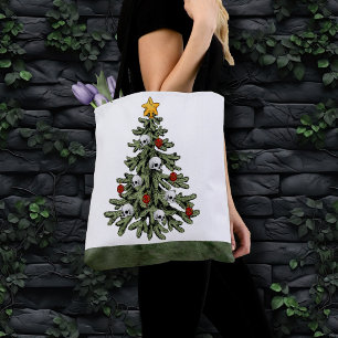 Creepy XMAS   Eine sehr gotische Weihnachtsbaumgru Tasche