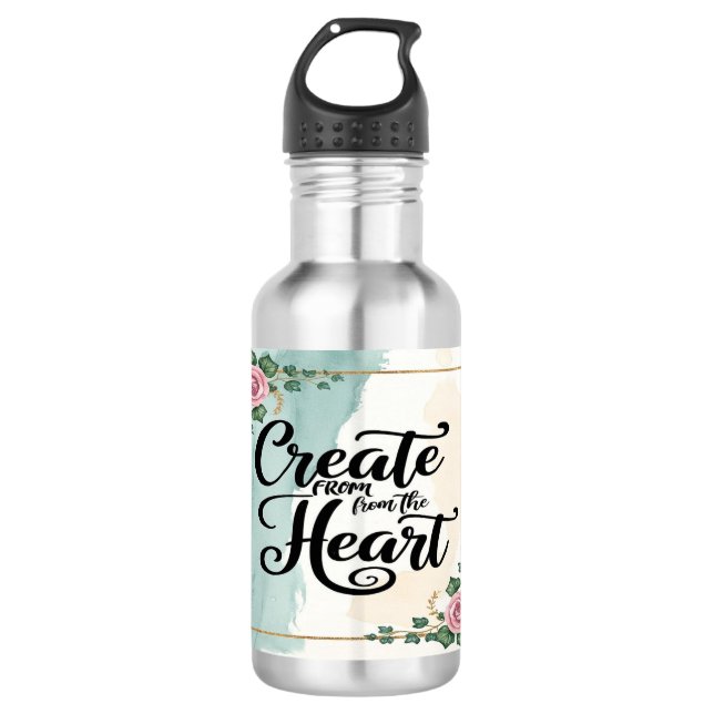 Créer à partir du cœur bouteille d'eau 3 (Devant)