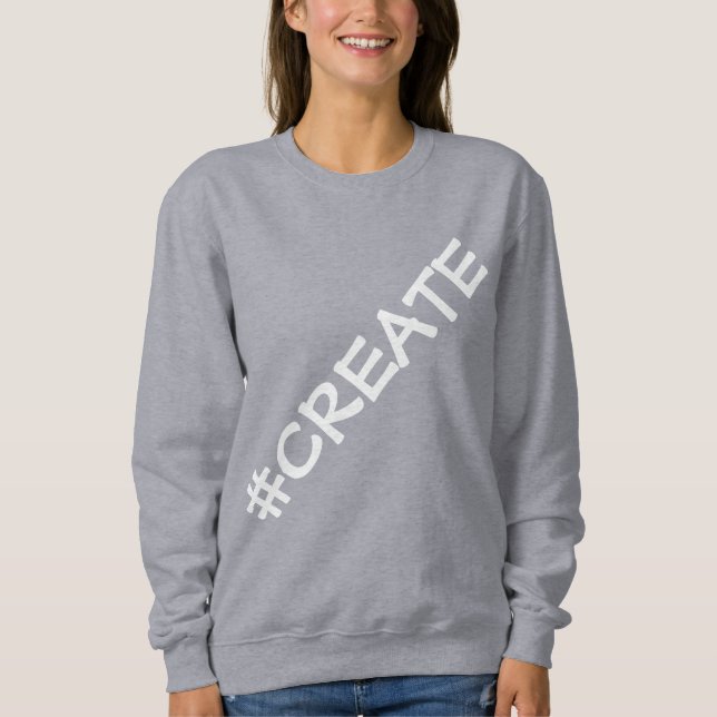 #CRÉER des lettres surdimensionnées Sweatshirts (Devant)