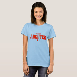 Créer le rire, ajouter du texte, T-Shirt