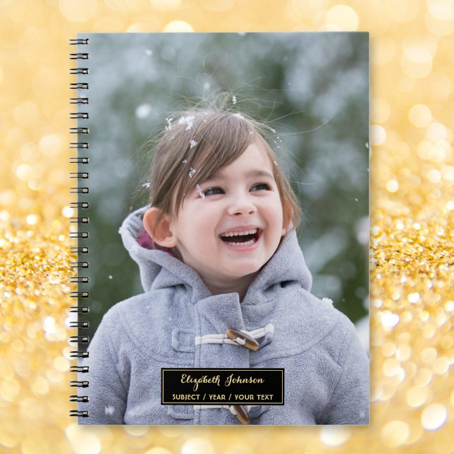 Créer un Carnet photo personnalisé piloté (Create Custom Personalized Photo Ruled Notebook)