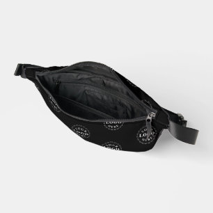 Créer un sac banane noir personnalisé avec motif d