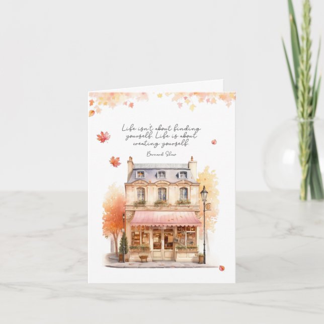 Créer une carte de note Automne Automne (Devant)