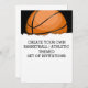 Créer une invitation à thème de basket-ball (Devant / Derrière)