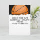 Créer une invitation à thème de basket-ball (Debout devant)