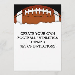 Créer une invitation à thème pour le football
