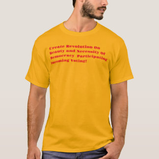 Créer une révolution sur T-shirt