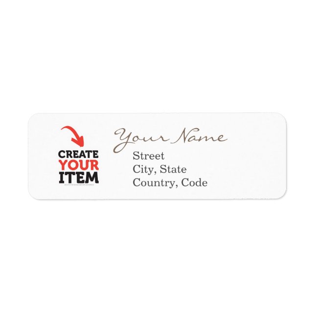 Créer vos propres Étiquettes de adresse do-it-your (Devant)