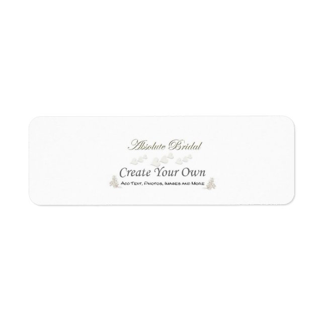 Créer vos propres Étiquettes de adresse Mariages (Devant)