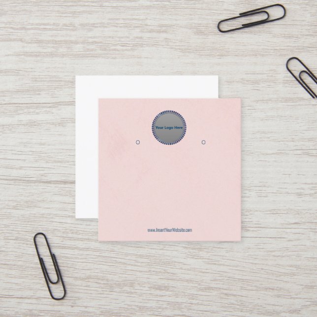 Créer votre carte d'affichage d'écoute de logo per (Devant/Arrière en situation)