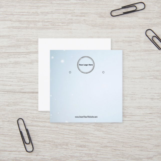 Créer votre carte d'affichage d'écoute de logo per (Devant/Arrière en situation)