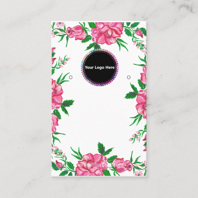 Créer votre carte d'affichage d'écoute de logo per (Devant)