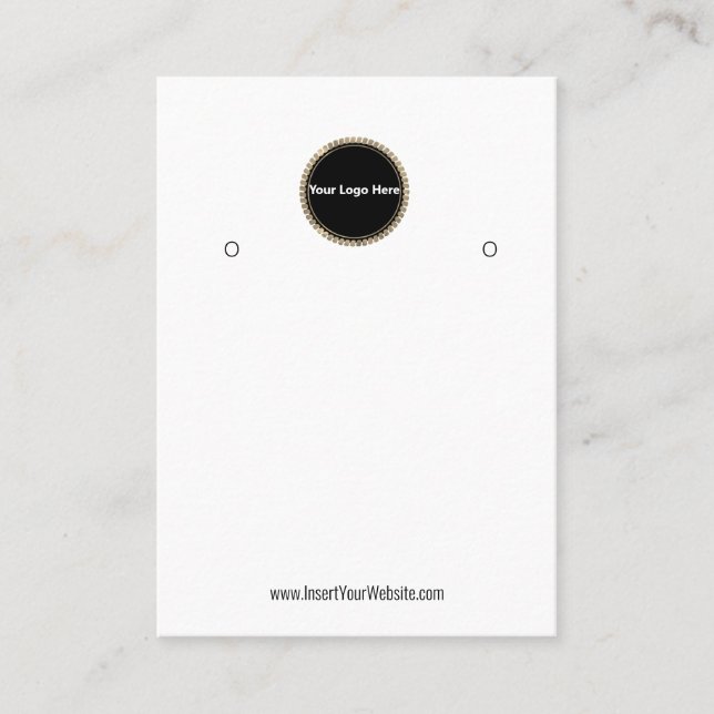 Créer votre carte d'affichage d'écoute de logo per (Devant)