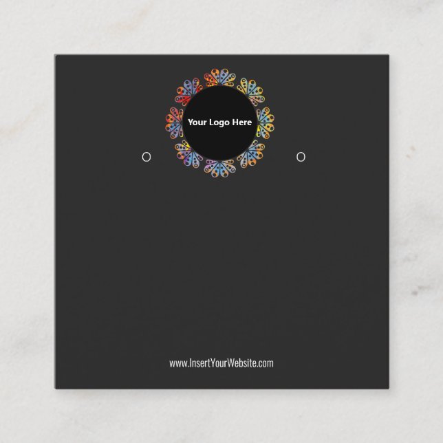 Créer votre carte d'affichage d'écoute de logo per (Devant)