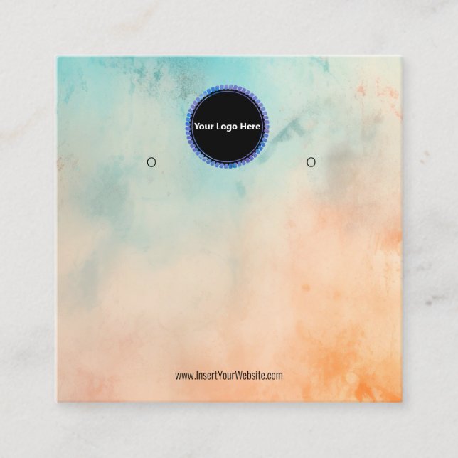 Créer votre carte d'affichage d'écoute de logo per (Devant)