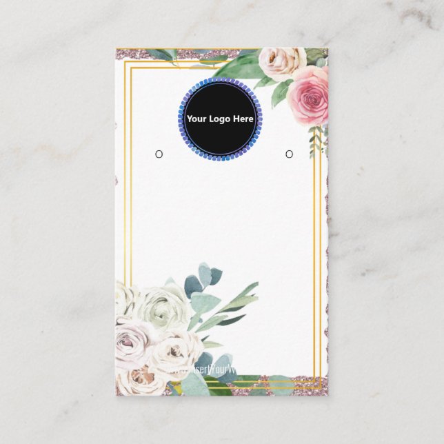 Créer votre carte d'affichage d'écoute de logo per (Devant)