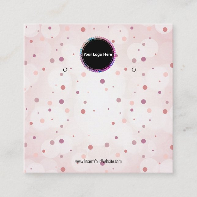 Créer votre carte d'affichage d'écoute de logo per (Devant)