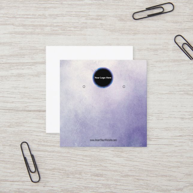 Créer votre carte d'affichage d'écoute de logo per (Devant/Arrière en situation)