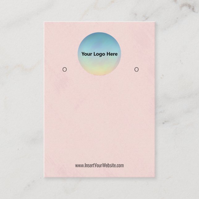 Créer votre carte d'affichage d'écoute de logo per (Devant)