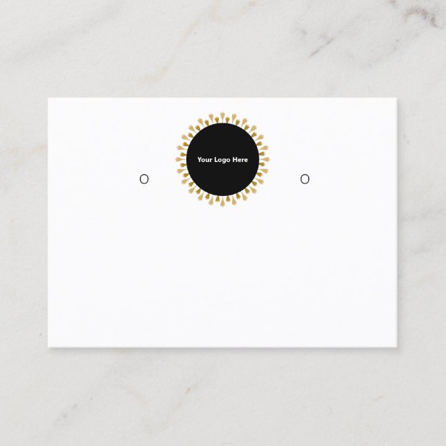 Créer votre carte d'affichage d'écoute de logo per (Devant)