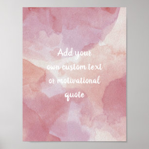 Créer votre propre affiche personnalisée - Aquarel