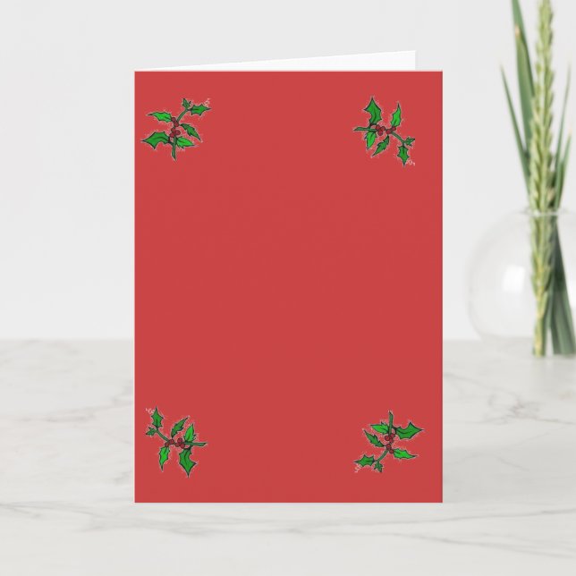 CRÉER VOTRE PROPRE CARTE PHOTO NOËL (Devant)