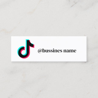 créer votre propre carte tiktok bussines