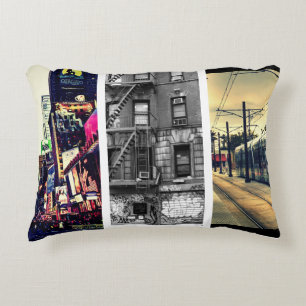 Créer-Votre-Propre coussin d'accent de collage de