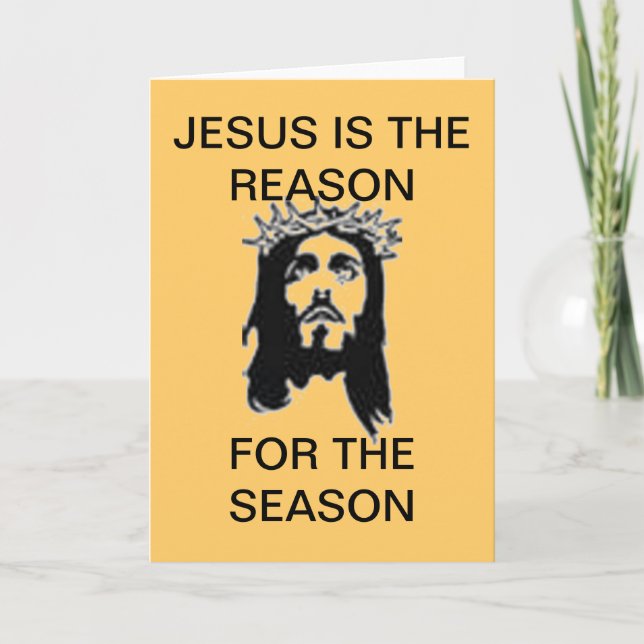 CRÉER VOTRE PROPRE JÉSUS EST LA CARTE DE RAISON (Devant)