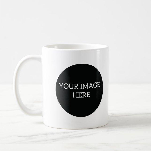 Créer votre propre Mug - 2 images rondes - Pas de  (Gauche)
