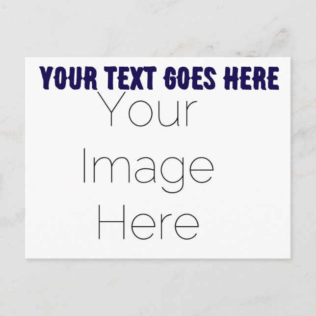 créer votre propre texte photo Carte postale (Devant)