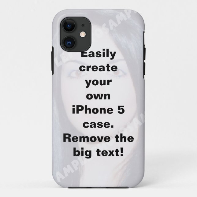 Créez facilement votre coque personnalisé iPhone 5 (Dos)