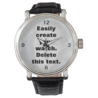 Créez facilement votre propre montre personnalisée
