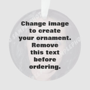 Créez facilement votre propre ornement photo perso